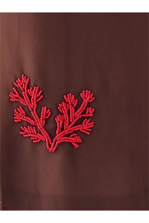 Raya Mini Dress Women's Georgette Beaded Marine Elements MC2 SAINT BARTH | Dress | RAA000109609L